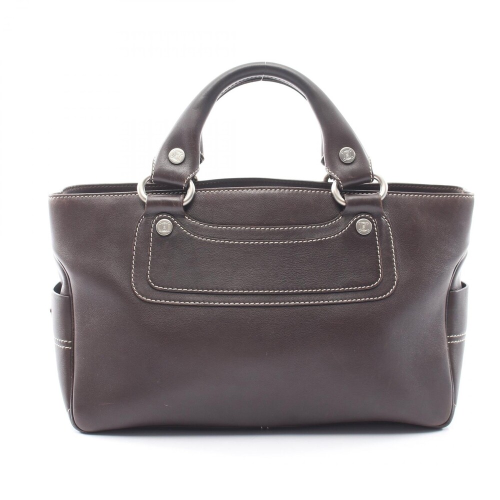 Celine Boogie Handbag Leather Brown #272964C47B